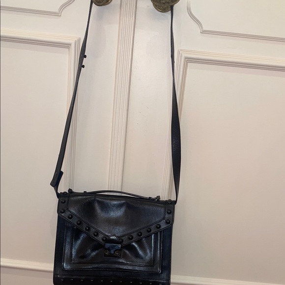 Loeffler Randall Black Studded Crossbody Bag - Picture 11 of 15